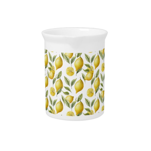 Citrus Lemon Lime  Beverage Pitcher (Front)