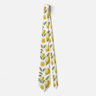 Citrus Lemon Lime Neck Tie