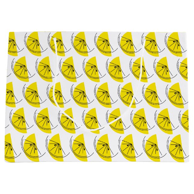 Citrus Lemon Multi gift bag large (Front)