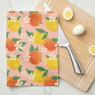 Citrus Lemon Orange Kitchen Tea Towel
