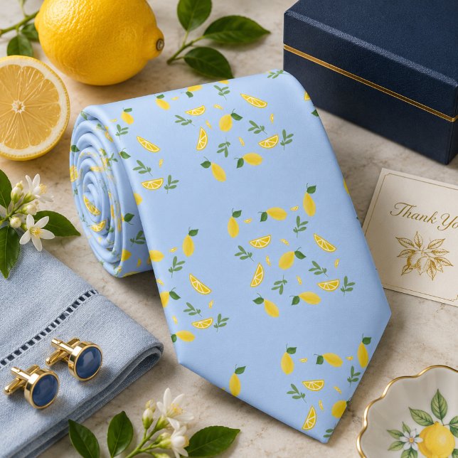 Citrus Lemon pattern Neck Tie (Creator Uploaded)