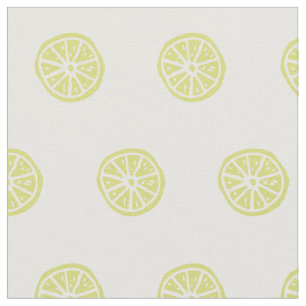 Citrus / lemon printed fabric