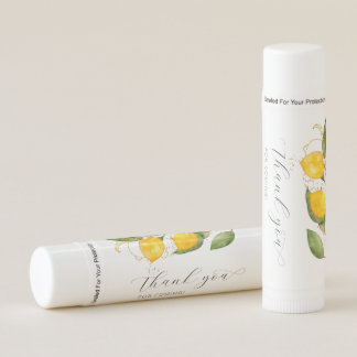 Citrus Lemon Summer Bridal Shower  Lip Balm