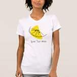 Citrus Lemon &#39;your Text&#39; Ladies&#39; T-shirt at Zazzle