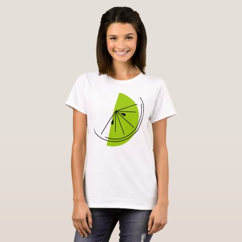 Citrus Lime Ladies t_shirt
