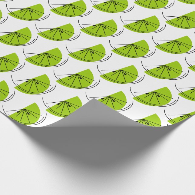 Citrus Lime Wrapping Paper (Corner)