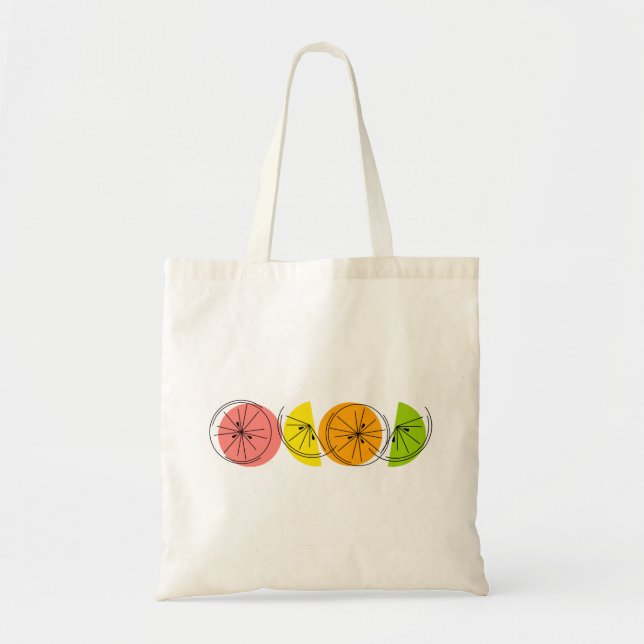 Citrus Line two sided tote bag (Front)