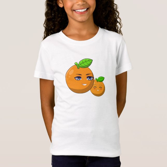 Citrus Love - loving orange mum and son T-Shirt (Front)