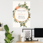 Citrus Main Squeeze Bridal Shower Welcome Sign (Home Office)
