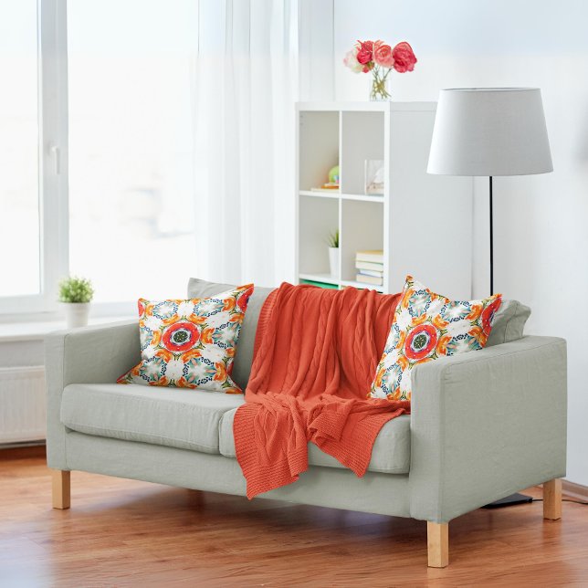 Citrus Medley Throw Pillow (Creator Uploaded)