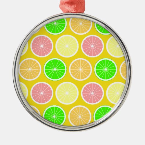 Citrus Metal Ornament