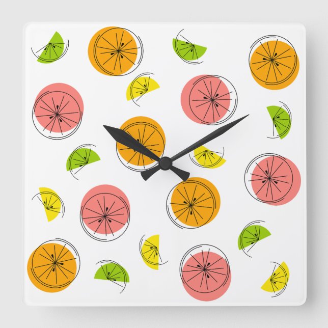 Citrus Multi clock square (Front)