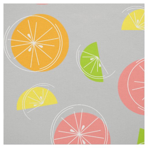 Citrus Multi grey Fabric