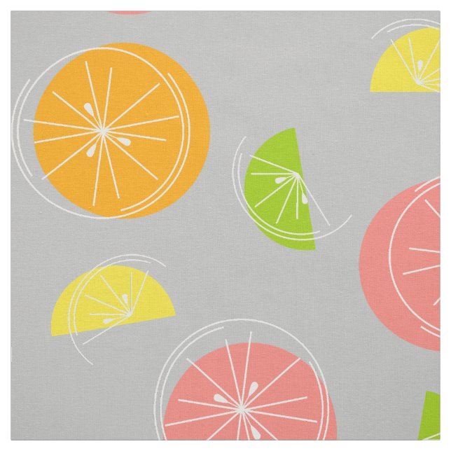 Citrus Multi grey Fabric (Swatch)