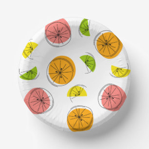 Citrus Multi Paper Bowls
