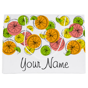 Citrus Name gift bag large