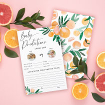 Citrus Orange Baby Prediction Game