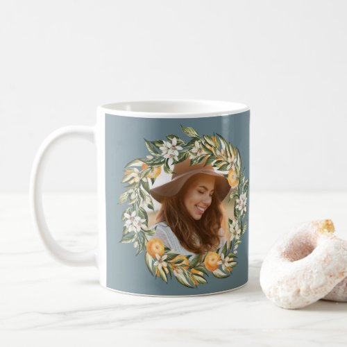 Citrus orange blossom bridal shower party decor m coffee mug