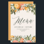 Citrus orange botanical modern rustic farmhouse<br><div class="desc">Citrus orange botanical modern rustic wedding design. Part of a modern collection.</div>