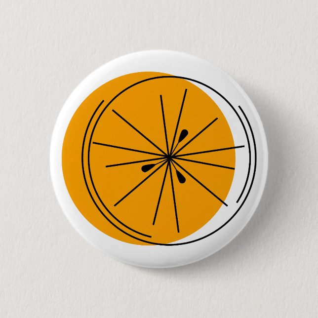 Citrus Orange button (Front)