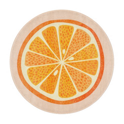 Citrus Orange Cutting Board