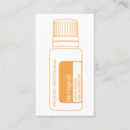 Citrus Orange Essential Oil Bottle Business Card