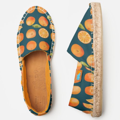 Citrus Orange Fruit Espadrilles