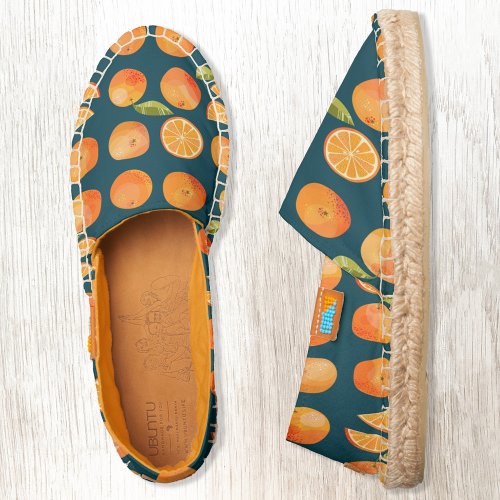 Citrus Orange Fruit Espadrilles