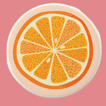 Citrus Orange Fun PopSocket<br><div class="desc">Fun orange citrus fruit on a blush pink background. Get some visual vitamin C. Original art by Nic Squirrell.</div>