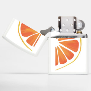 Citrus Orange Grapefruit Slice Art Zippo Lighter
