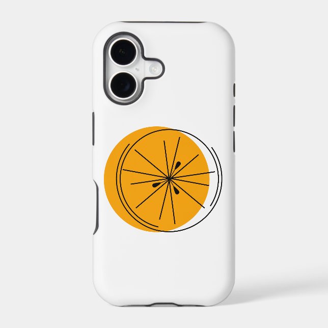 Citrus Orange iPhone case (Back)