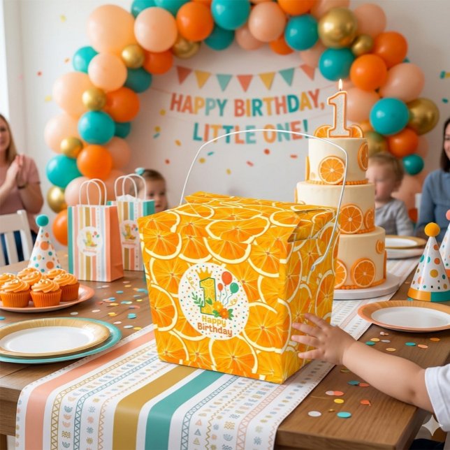 Citrus Orange Slice Favor Box (Creator Uploaded)