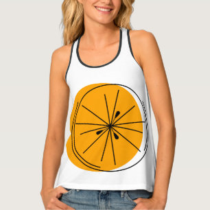 Citrus Orange women's tank top