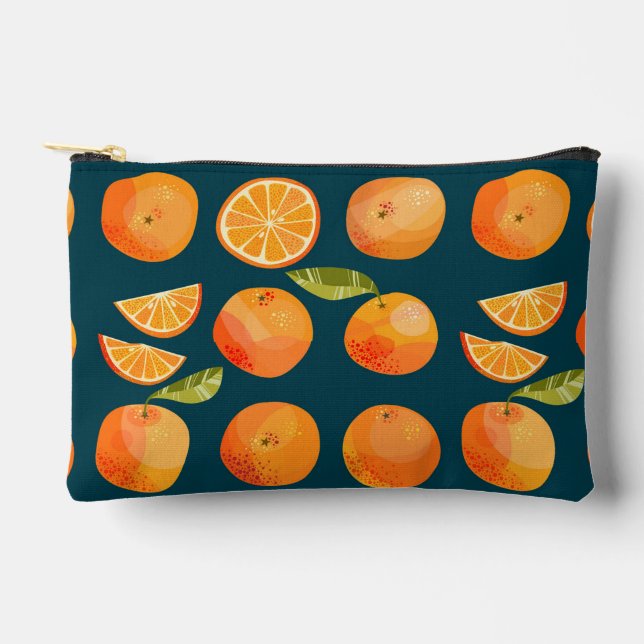 Citrus Oranges Accessory Pouch (Front)