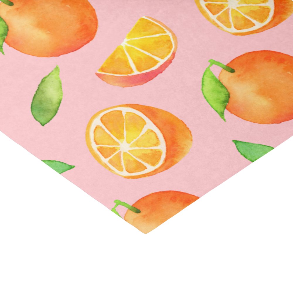 Disover Citrus Oranges Fruit Watercolor Pattern Tissue Paper