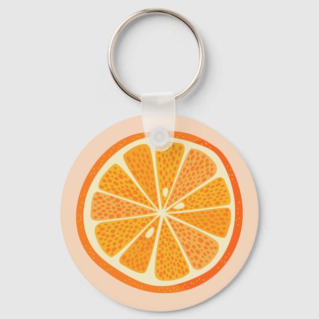 Citrus Oranges Keychain (Front)