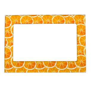 Citrus Oranges Magnetic Photo Frame