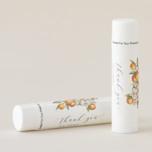 Citrus Oranges Summer Baby Shower Lip Balm