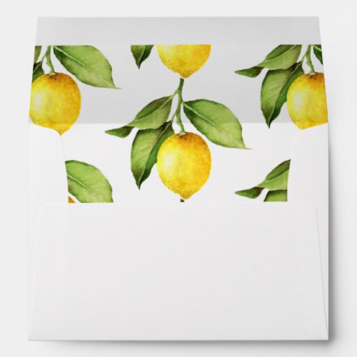 Citrus Orchard Personalized Return Address Envelope