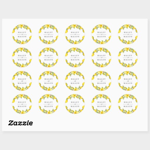 Citrus Orchard Personalized Sticker | Zazzle