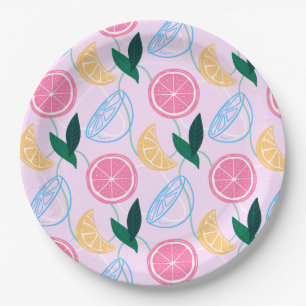 Citrus Paper Plate