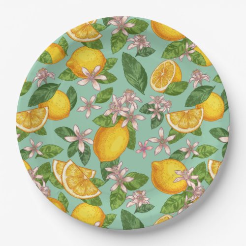 Citrus Paper Plate