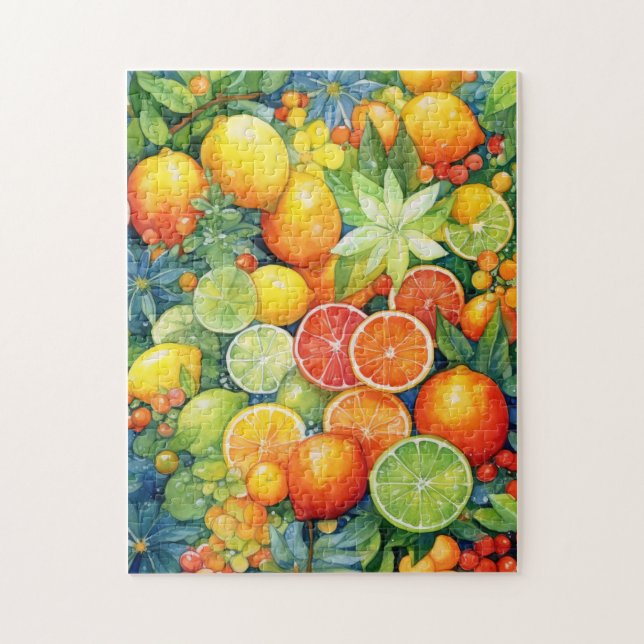 Citrus Party in Hot Day Jigsaw Puzzle (Vertical)