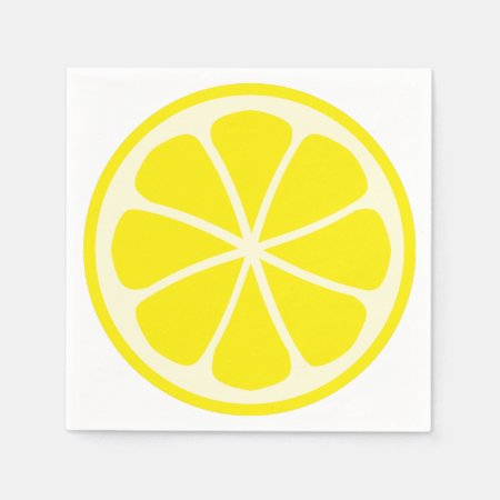 Citrus Party Lemon Napkins