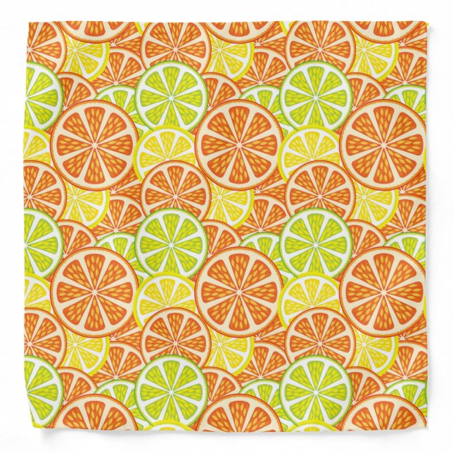 Citrus Pattern 2 Bandana (Front)