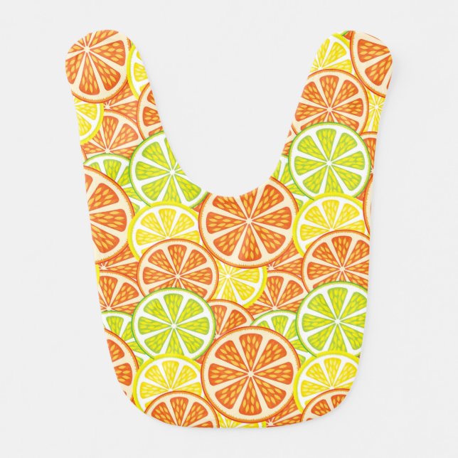 Citrus Pattern 2 Bib (Front)