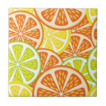 Citrus Pattern 2 Ceramic Tile