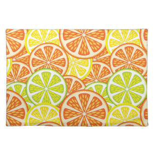 Citrus Pattern 2 Cloth Placemat