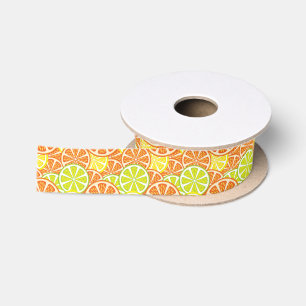 Citrus Pattern 2 Satin Ribbon