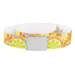 Citrus pattern belt